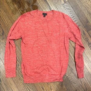 J. Crew Men's Red Crewneck Sweater